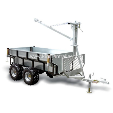 ATV Timber Trailer With Crane For Sale